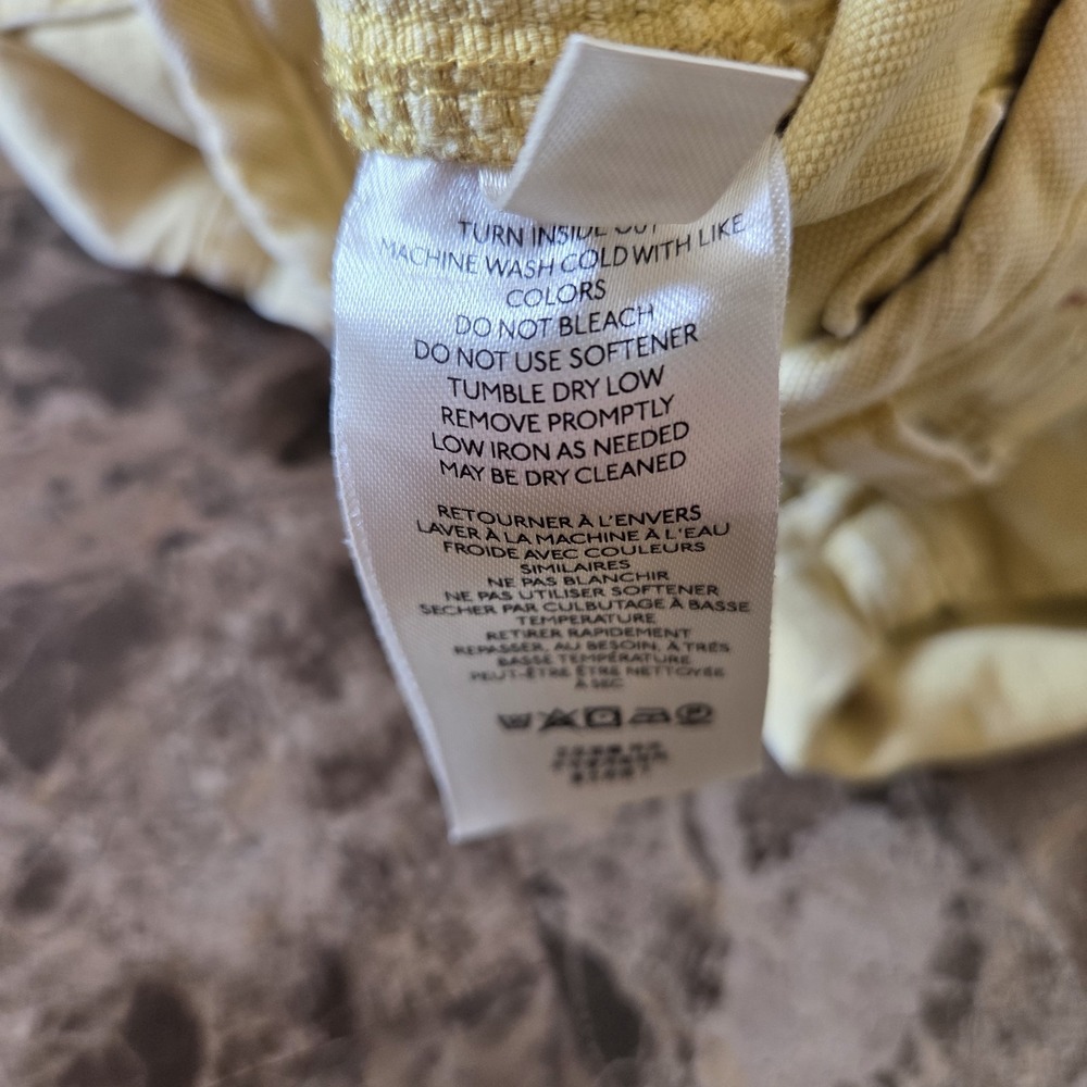 Pilcro sz 26 The Wanderer shorts yellow button‎ fly cargo cuffed summer casual - Picture 11 of 15